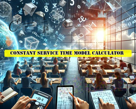 Калькулятор Модели Постоянного Времени Обслуживания