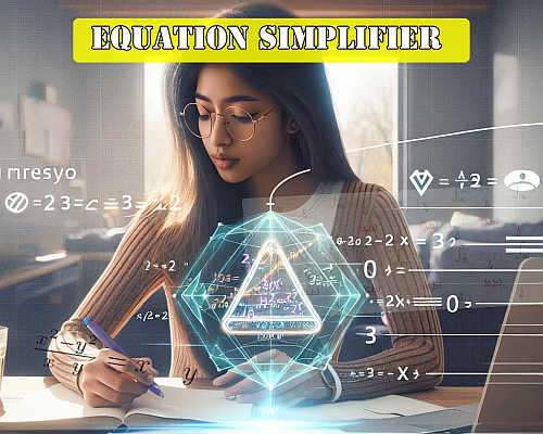تبسيط المعادلات - Mathcracker.Com