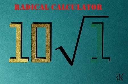 Calcolatrice Radicale - Mathcracker.Com