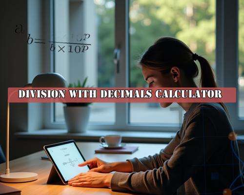 Calculatrice De Division Avec Décimales - Mathcracker.Com