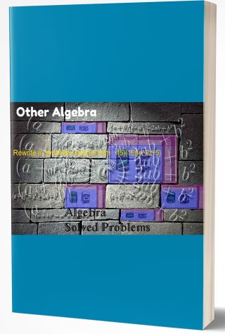 Other Algebra