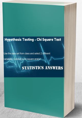 Hypothesis Testing - Chi Square Test