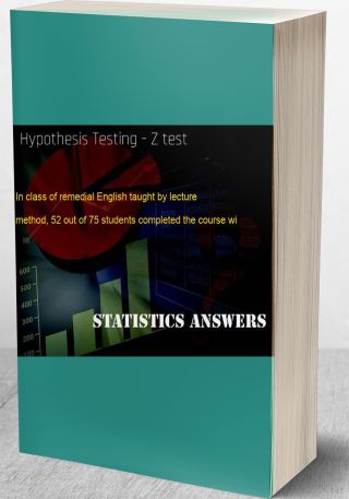 Hypothesis Testing - Z test