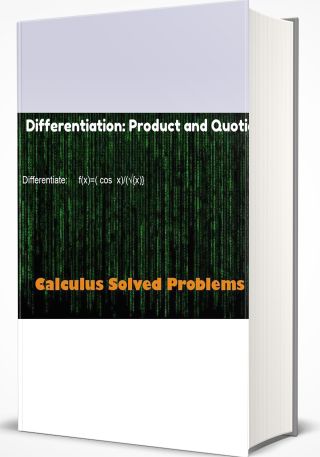 Differentiation: Product and Quotient Rule