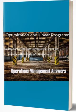 Optimization and Linear Programming
