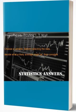 Hypothesis Testing - T test