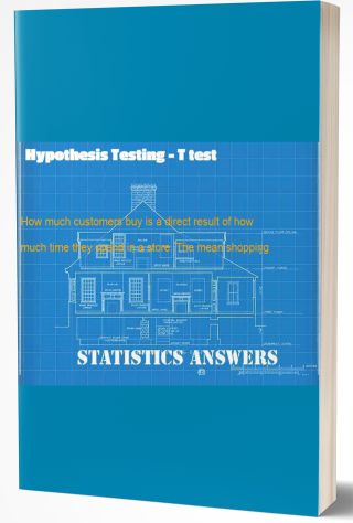 Hypothesis Testing - T test