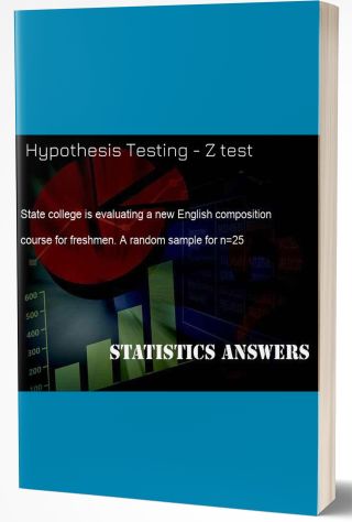 Hypothesis Testing - Z test