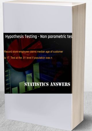 Hypothesis Testing - Non parametric tests