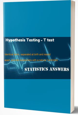 Hypothesis Testing - T test