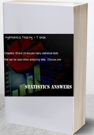 Hypothesis Testing - T test