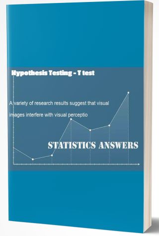 Hypothesis Testing - T test