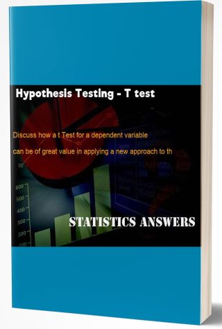 Hypothesis Testing - T test