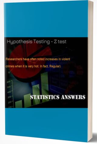 Hypothesis Testing - Z test