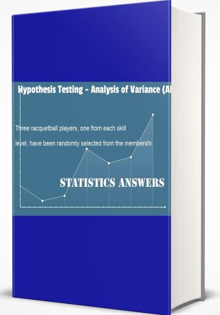 Hypothesis Testing - Analysis of Variance (ANOVA)