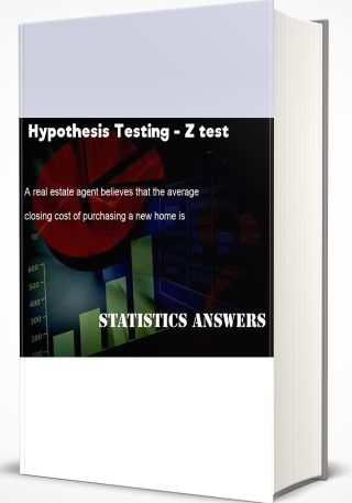 Hypothesis Testing - Z test