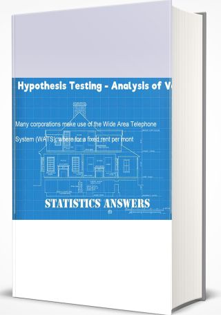 Hypothesis Testing - Analysis of Variance (ANOVA)