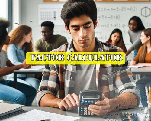 Calculateur de facteurs - MathCracker.com