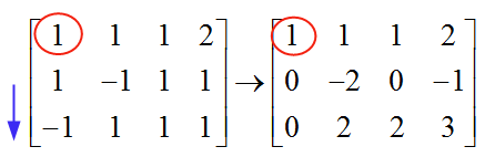 القضاء على Gaussian - MathCracker.com