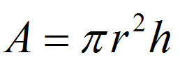 Ejemplo de ecuación literal