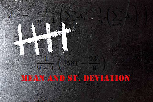 Mean and Standard deviation Calculator