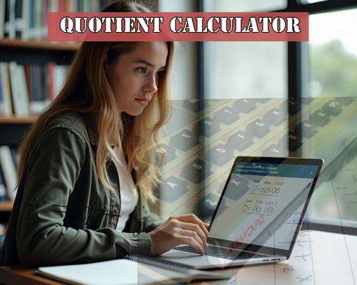 Calculateur De Quotient - Mathcracker.Com