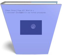 [Steps Shown] Page 401 What do you