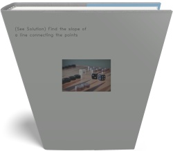 (See Solution) Find the slope of a