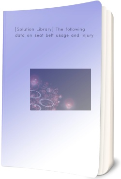 [Solution Library] The following data on seat