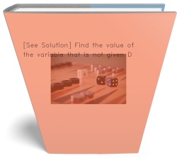 [See Solution] Find the value of the