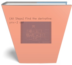 (All Steps) Find the derivative: y=x^2 cot
