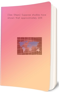 (See Steps) Suppose studies have shown that