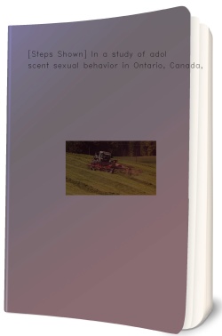 [Steps Shown] In a study of adolescent