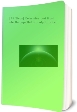 [All Steps] Determine and illustrate the equilibrium