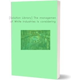 [Solution Library] The management of White Industries