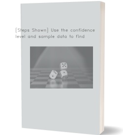 [Steps Shown] Use the confidence level and