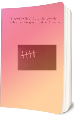 (Step-by-Step) Carefully plot this line on the