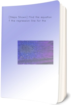 [Steps Shown] Find the equation of the