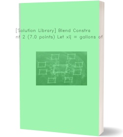 [Solution Library] Blend Constraint 2 (7.0 points)