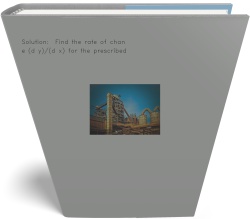 Solution:  Find the rate of change