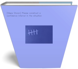 [Steps Shown] Please construct a confidence interval