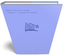 [Solution Library] For Activities 1 through 11