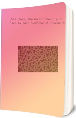 [See Steps] The mean amount purchased by