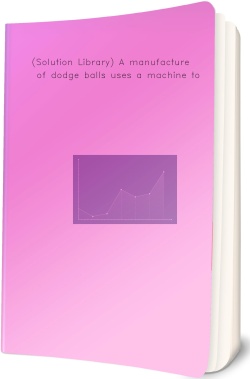 (Solution Library) A manufacturer of dodge balls