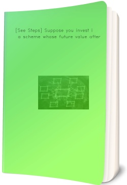 [See Steps] Suppose you invest in a