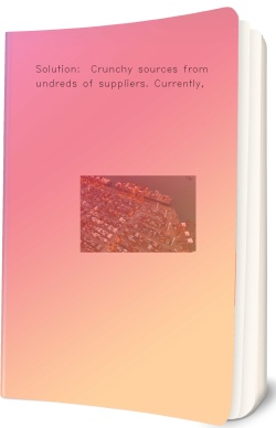 Solution:  Crunchy sources from hundreds of