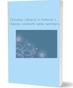 [Solution Library] A fictional company conducts sales
