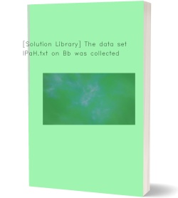 [Solution Library] The data set NIPaH.txt on