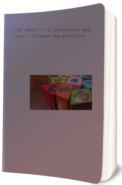 (All Steps) 1-2. Incremental Analysis - Consider