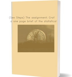 (See Steps) The assignment: Craft a one